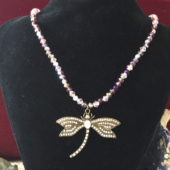 DragonFly Necklace Handmade - Picture 8 of 8